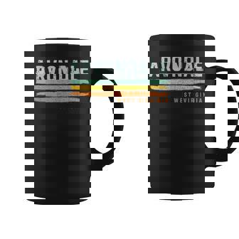 Vintage Stripes Arvondale Wv Coffee Mug | Mazezy