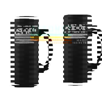 Vintage Stripes Assonet Ma Coffee Mug | Mazezy