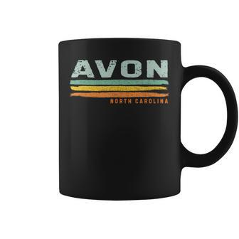 Vintage Stripes Avon Nc Coffee Mug | Mazezy