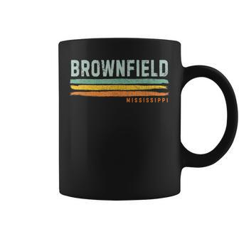 Vintage Stripes Brownfield Mo Coffee Mug | Mazezy