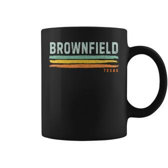 Vintage Stripes Brownfield Pa Coffee Mug | Mazezy