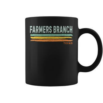 Vintage Stripes Farmers Branch Tx Coffee Mug | Mazezy