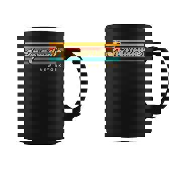Vintage Sunset Stripes Ancramdale New York Coffee Mug | Mazezy