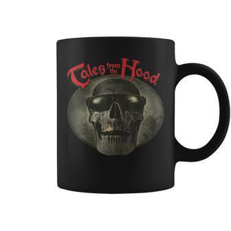 Vintage Tales Dark Skull From The Retro Hood Design Coffee Mug | Mazezy