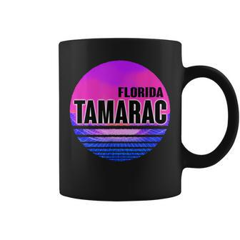 Vintage Tamarac Vaporwave Florida Coffee Mug | Mazezy