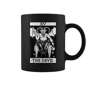 Vintage Tarot Card T The Devil Card Occult Tarot Coffee Mug - Thegiftio UK