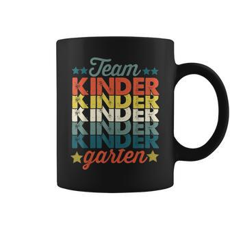 Vintage Team Kindergarten Back To School Teacher Kids Coffee Mug | Mazezy