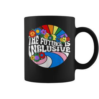 Vintage The Future Is Inclusive Lgbt Gay Rights Pride Coffee Mug | Mazezy