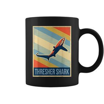 Vintage Thresher Shark Gifts For Shark Lovers Funny Gifts Coffee Mug | Mazezy