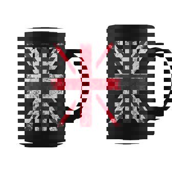 Vintage Union Jack United Kingdom British Uk Flag Coffee Mug - Seseable