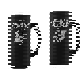 Vintage Vegan Af T Funny Af T Coffee Mug | Mazezy