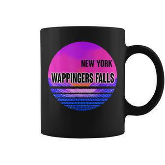 Vintage Wappingers Falls Vaporwave New York Coffee Mug | Mazezy