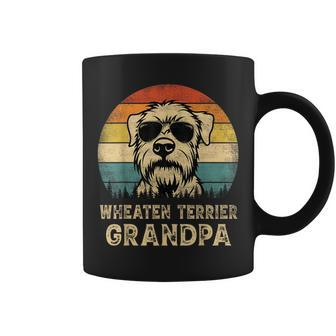 Vintage Wheaten Terrier Grandpa Dog Lovers Fathers Day Coffee Mug | Mazezy