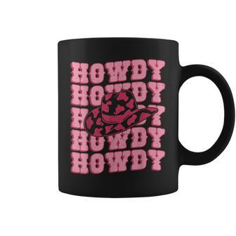 Vintage White Howdy Rodeo Western Country Southern Cowgirl Coffee Mug - Monsterry CA