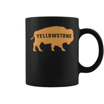 Vintage Yellowstone National Park Retro Bison Souvenir Coffee Mug | Mazezy UK