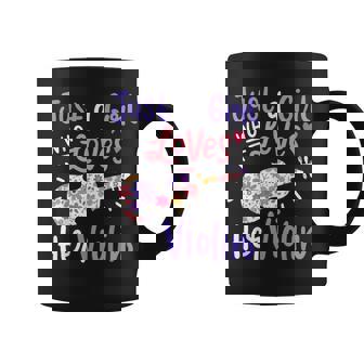 Violin Violinist Just A Girl Who Loves Her Violin Coffee Mug - Thegiftio UK