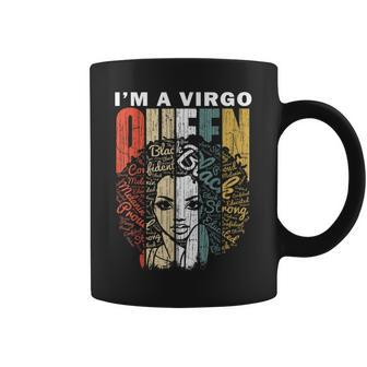 I Am Virgo Queen Birthday Unapologetic African Coffee Mug