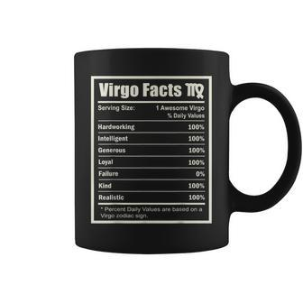 Virgo Zodiac Sign Fun Facts Birthday Coffee Mug