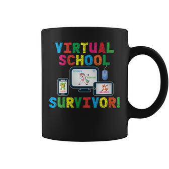 Virtual School Survivor Unicorn Fox Turtle Coffee Mug | Mazezy