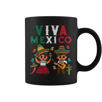 Viva Mexico Boy Girl Maracas Guitar Mexican Independence Kid Guitar Funny Gifts Coffee Mug | Mazezy