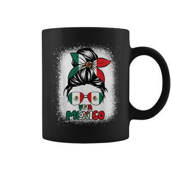 Viva Mexico Girls Mexican Flag Pride Coffee Mug | Mazezy