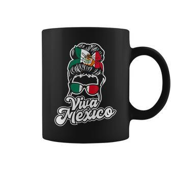 Viva Mexico Mexican Flag Proud Mexican Coffee Mug - Seseable