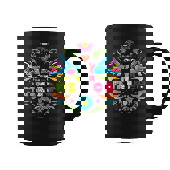 Viva Mexico Patriot Mexican Independence Day Peacock Animal Coffee Mug | Seseable UK