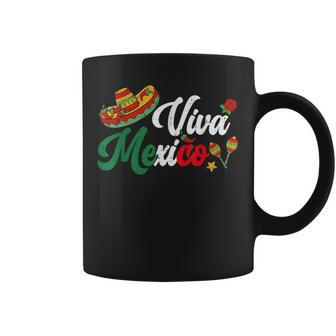 Viva Mexico Sombrero Hispanic Heritage Month Family Group Coffee Mug - Seseable