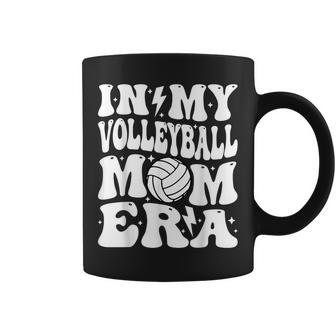 In My Volleyball Mom Era Mama Groovy Coffee Mug | Mazezy