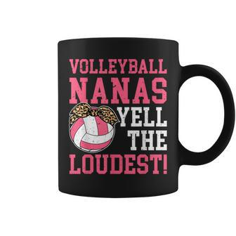 Volleyball Nana Grandma Nana Of A Volleyball Player Coffee Mug | Mazezy