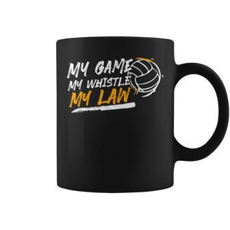 Volleyball Referee Volleyball Ref Coffee Mug | Mazezy