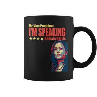 Vp Debate Quote I'm Speaking Coffee Mug | Mazezy