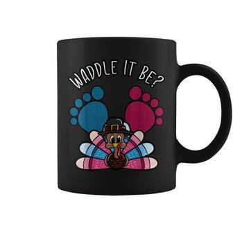 Waddle It Be Thanksgiving Gender Reveal Party Baby Coffee Mug | Mazezy