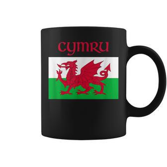 Wales 'Cymru' Welsh Flag Proud Te Be Welsh Rugby Coffee Mug | Mazezy