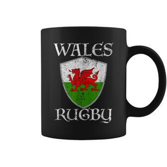 Wales Rugby T Welsh Flag Cymru Coffee Mug | Mazezy