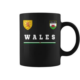Wales SportSoccer Jersey Flag Football Cardiff Coffee Mug | Mazezy