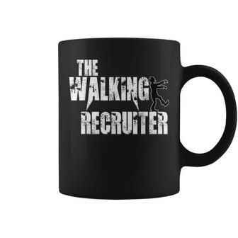 Walking Recruiter Funny Joke Hire Recruit Scary Zombie Coffee Mug | Mazezy