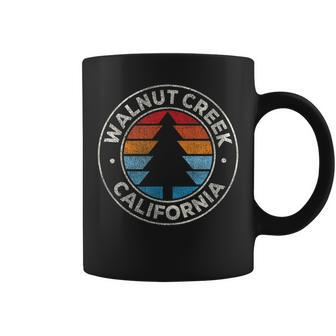 Walnut Creek California Ca Vintage Graphic Retro 70S Coffee Mug | Mazezy AU