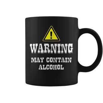 Warning May Contain Alcohol Coffee Mug | Mazezy