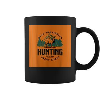 Make Washington Hunting Great Again Hunters Deer Elk Coffee Mug | Mazezy
