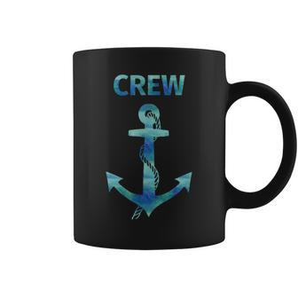 Watercolor Anchor Nautical Sailing Crew Coffee Mug | Mazezy