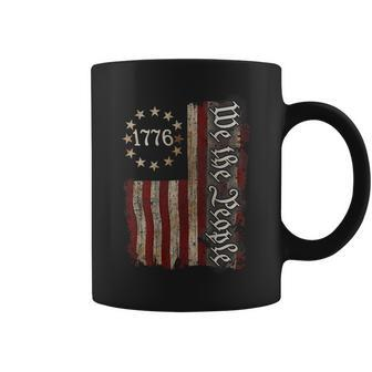 We The People American History 1776 Independence Day On Back 1776 Funny Gifts Coffee Mug | Mazezy