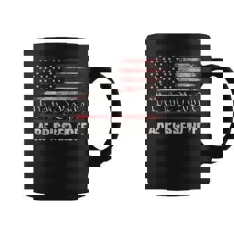 We The People Are Pissed Off Vintage Us America Flag On Back Coffee Mug | Mazezy