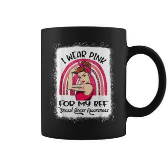 I Wear Pink For My Best Friend Bff Breast Cancer Awareness Coffee Mug - Seseable