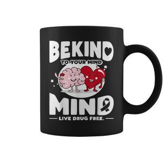 We Wear Red For Red Ribbon Week 2023 Be Kind To Your Mind Coffee Mug - Seseable