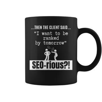 Website Ranking Marketing Manager Online Seo Specialist Coffee Mug | Mazezy
