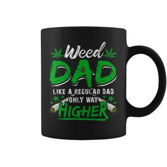 Weed Dad Marijuana Funny 420 Cannabis Thc For Fathers Day Gift For Women Coffee Mug | Mazezy