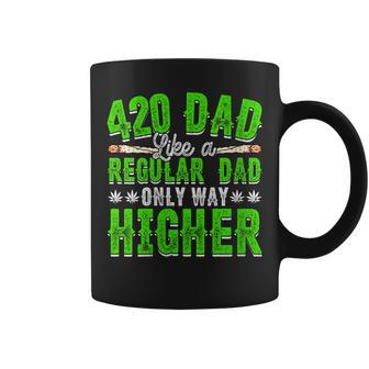 Weed Dad Pot Fathers Day Cannabis Marijuana Papa Daddy Gift For Womens Gift For Women Coffee Mug | Mazezy