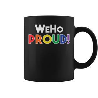 Weho Proud Lgbt Gay Pride West Hollywood California Coffee Mug | Mazezy