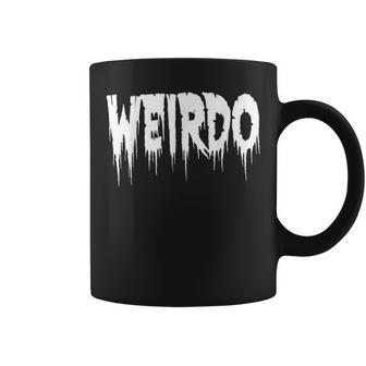 Weirdo Horror Goth Emo Rock Heavy Metal Rock Coffee Mug | Mazezy CA